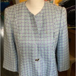 New with tags Sag Harbor petite 6 woven jacket